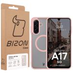 Carcasa Bizon MatteO cu MagSafe compatibila cu Samsung Galaxy A17 5G, Roz 8 - lerato.ro