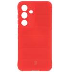 Carcasa Bizon Tur compatibila cu Samsung Galaxy S25, Rosu 2 - lerato.ro