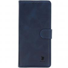 Husa flip cover Bizon Pocket compatibila cu Samsung Galaxy S25 Ultra, Navy Blue