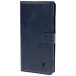 Husa flip cover Bizon Pocket compatibila cu Samsung Galaxy S25 Ultra, Navy Blue 4 - lerato.ro