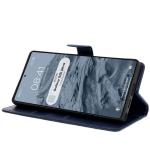 Husa flip cover Bizon Pocket compatibila cu Samsung Galaxy S25 Ultra, Navy Blue 6 - lerato.ro