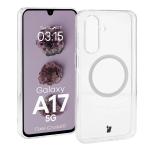 Carcasa Bizon CrystalO cu MagSafe compatibila cu Samsung Galaxy A17 5G, Transparent 3 - lerato.ro