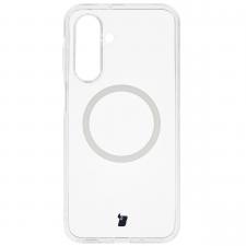 Carcasa Bizon CrystalO cu MagSafe compatibila cu Samsung Galaxy A17 5G, Transparent