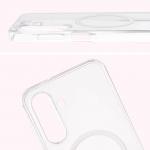 Carcasa Bizon CrystalO cu MagSafe compatibila cu Samsung Galaxy A17 5G, Transparent 5 - lerato.ro