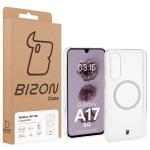 Carcasa Bizon CrystalO cu MagSafe compatibila cu Samsung Galaxy A17 5G, Transparent 8 - lerato.ro