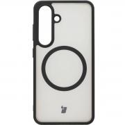 Carcasa Bizon MatteO cu MagSafe compatibila cu Samsung Galaxy S25, Negru