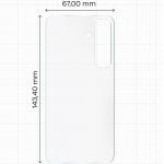 Folie protectie pentru spatele telefonului Bizon Glass Hydrogel compatibila cu Samsung Galaxy S25, Transparent 3 - lerato.ro