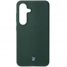 Carcasa Bizon Soft compatibila cu Samsung Galaxy S25, Dark Green