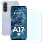 Kit protectie 2 in 1 BizonMobile Clear Pack, Carcasa Bizon Salpa si Folie sticla securizata Bizon Glass Clear 2, compatibil cu Samsung Galaxy A17 5G, Transparent 2 - lerato.ro
