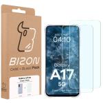 Kit protectie 2 in 1 BizonMobile Clear Pack, Carcasa Bizon Salpa si Folie sticla securizata Bizon Glass Clear 2, compatibil cu Samsung Galaxy A17 5G, Transparent 10 - lerato.ro