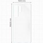 Folie protectie pentru spatele telefonului Bizon Glass Hydrogel compatibila cu Samsung Galaxy S25 Ultra, Transparent 3 - lerato.ro