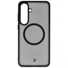 Carcasa Bizon MatteO cu MagSafe compatibila cu Samsung Galaxy S25 FE, Negru