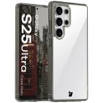 Carcasa Bizon Halo compatibila cu Samsung Galaxy S25 Ultra, Transparent / Negru 3 - lerato.ro