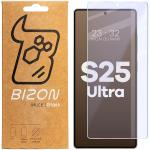 Folie sticla securizata Bizon Glass Mule compatibila cu Samsung Galaxy S25 Ultra, Transparent 2 - lerato.ro