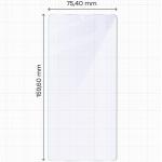 Folie sticla securizata Bizon Glass Mule compatibila cu Samsung Galaxy S25 Ultra, Transparent 3 - lerato.ro