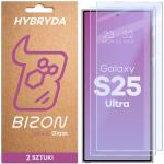 Set 2 folii sticla securizata Bizon Glass Mule Duo compatibile cu Samsung Galaxy S25 Ultra, Transparent 2 - lerato.ro