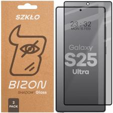 Set 2 folii sticla securizata Bizon Glass Mule Shadow Privacy compatibila cu Samsung Galaxy S25 Ultra, Negru