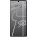 Set 2 folii sticla hibrid Bizon Glass Mule Shadow Privacy compatibila cu Samsung Galaxy S25 Ultra, Negru 4 - lerato.ro