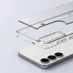 Carcasa Bizon Halo compatibila cu Samsung Galaxy S25 Plus, Transparent 4 - lerato.ro