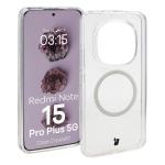 Carcasa Bizon CrystalO cu MagSafe compatibila cu Xiaomi Redmi Note 15 Pro Plus 5G, Transparent 3 - lerato.ro