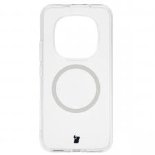 Carcasa Bizon CrystalO cu MagSafe compatibila cu Xiaomi Redmi Note 15 Pro Plus 5G, Transparent