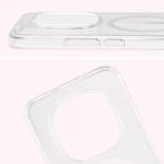 Carcasa Bizon CrystalO cu MagSafe compatibila cu Xiaomi Redmi Note 15 Pro Plus 5G, Transparent 5 - lerato.ro