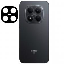 Set de 2 protectii camera foto Bizon Glass Lens compatibila cu Xiaomi Redmi Note 15 Pro 5G, Negru