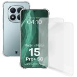 Kit protectie 3 in 1 BizonMobile Clear Pack, Carcasa Bizon Salpa si 2 folii protectie Bizon Glass Hydrogel, compatibil cu Xiaomi Redmi Note 15 Pro Plus 5G, Transparent 2 - lerato.ro