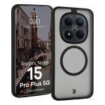Carcasa Bizon MatteO cu MagSafe compatibila cu Xiaomi Redmi Note 15 Pro Plus 5G, Negru 3 - lerato.ro