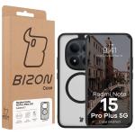 Carcasa Bizon MatteO cu MagSafe compatibila cu Xiaomi Redmi Note 15 Pro Plus 5G, Negru 8 - lerato.ro