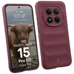 Carcasa Bizon Tur compatibila cu Xiaomi Redmi Note 15 Pro 5G, Bordeaux 3 - lerato.ro