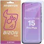 Set 2 folii sticla securizata Bizon Glass Mule Duo compatibile cu Xiaomi Redmi Note 15 Pro Plus 5G, Transparent 2 - lerato.ro