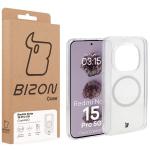 Carcasa Bizon CrystalO cu MagSafe compatibila cu Xiaomi Redmi Note 15 Pro 5G, Transparent 8 - lerato.ro