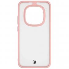 Huse si carcase Xiaomi Redmi Note 15 Pro 5G, Carcasa Bizon Angelo compatibila cu Xiaomi Redmi Note 15 Pro 5G, Transparent / Roz, lerato.ro