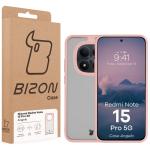 Carcasa Bizon Angelo compatibila cu Xiaomi Redmi Note 15 Pro 5G, Transparent / Roz 7 - lerato.ro