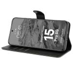 Husa flip cover Bizon Pocket compatibila cu Xiaomi Redmi Note 15 Pro 5G, Negru 6 - lerato.ro