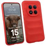Carcasa Bizon Tur compatibila cu Xiaomi Redmi Note 15 Pro 5G, Rosu 3 - lerato.ro