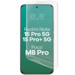Folie protectie Bizon Hydrogel compatibila cu Xiaomi Redmi Note 15 Pro 5G / 15 Pro Plus 5G / POCO M8 Pro 5G, Transparent 6 - lerato.ro