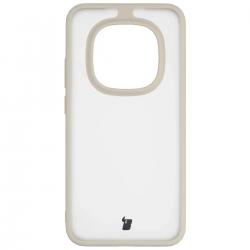Carcasa Bizon Angelo compatibila cu Xiaomi Redmi Note 15 Pro 5G, Transparent / Bej