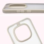 Carcasa Bizon Angelo compatibila cu Xiaomi Redmi Note 15 Pro 5G, Transparent / Bej 4 - lerato.ro