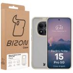 Carcasa Bizon Angelo compatibila cu Xiaomi Redmi Note 15 Pro 5G, Transparent / Bej 7 - lerato.ro