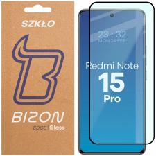 Folie sticla securizata Bizon Glass Edge 2 compatibila cu Xiaomi Redmi Note 15 Pro 4G, Negru