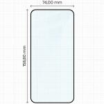 Folie sticla securizata Bizon Glass Edge 2 compatibila cu Xiaomi Redmi Note 15 Pro 4G, Negru 3 - lerato.ro