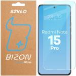 Folie sticla securizata Bizon Glass Clear 2 compatibila cu Xiaomi Redmi Note 15 Pro 4G, Transparent 2 - lerato.ro