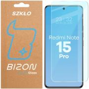Folie sticla securizata Bizon Glass Clear 2 compatibila cu Xiaomi Redmi Note 15 Pro 4G, Transparent