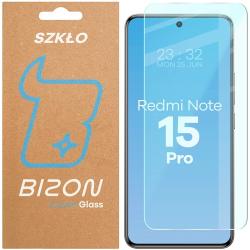 Folie sticla securizata Bizon Glass Clear 2 compatibila cu Xiaomi Redmi Note 15 Pro 4G, Transparent