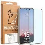 Kit protectie 2 in 1 BizonMobile, Carcasa Bizon Angelo si Folie sticla securizata Bizon Glass Edge, compatibil cu Xiaomi Redmi Note 15 Pro 5G, Bej 9 - lerato.ro