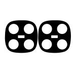 Set 2 folii sticla securizata camera foto Bizon Glass Lens compatibile cu Xiaomi Redmi Note 15 4G, Negru 4 - lerato.ro