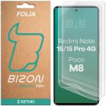 Set 2 folii protectie Bizon Hydrogel compatibile cu Xiaomi Redmi Note 15 / 15 Pro 4G / POCO M8 5G, Transparent 2 - lerato.ro