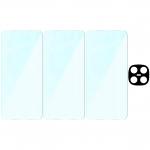 Set protectie 4in1 Bizon Glass Clear Pack, 3 folii sticla ecran + 1 folie sticla camera foto, compatibil cu Xiaomi Redmi Note 15 Pro 5G, Transparent 7 - lerato.ro